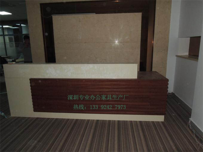 時尚板式前臺廠家直銷，深圳辦公家具