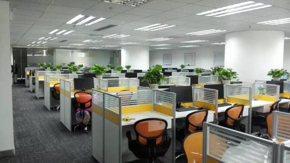 辦公家具屏風(fēng)卡位實拍圖